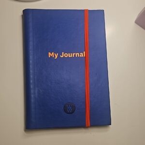 New Weight Watchers Blue Journal with Red Accent